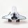 siku 0817, Space-Shuttle, Metall/Kunststoff, Weiß, Räder aus Kunststoff
