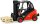 bruder 02511 - Linde Gabelstapler H30D mit Anhängerkupplung & 2 Paletten - 1:16 Stapler Fahrzeug Versand & Logistik Bauernhof