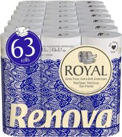 Renova Royal Toilettenpapier, 4 Schichten, 63...
