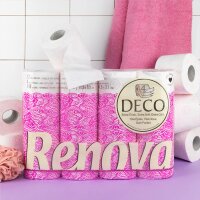 Renova DECO Toilettenpapier 4-lagig weiß dekoriert...