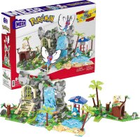Mattel Mega Construx HHN61 - Pokémon Ultimate Jungle Expedition, Dschungel Bauset mit 1347 Teilen, Konstruktions-Spielzeug für Erwachsene und Kinder ab 9 Jahren