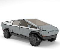 Mattel MEGA Construx GWW84 - Tesla Cybertruck, mit 4 Türen und Schiebedach zum öffnen, höhenverstelbarer Federung und mehr, Spielzeug ab 14 Jahren