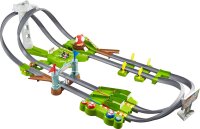 Hot Wheels GCP27 - Mario Kart Mario Rundkurs Rennbahn Trackset Deluxe inkl. 2 Spielzeugautos, Spielzeug Autorennbahn ab 5 Jahren