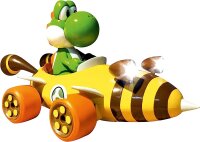 Carrera RC Nintendo Mario Kart Bumble V mit Yoshi I Ferngesteuertes Auto ab 6 Jahren für drinnen & draußen I Mini Mario Kart Auto mit Fernbedienung zum Mitnehmen I Spielzeug für Kinder & Erwachsene