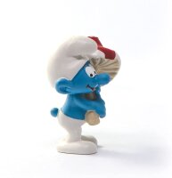 schleich 20819 Schlumpf mit Glückspilz, für Kinder ab 3+ Jahren, The Smurfs - Pre School Smurfs Figurines