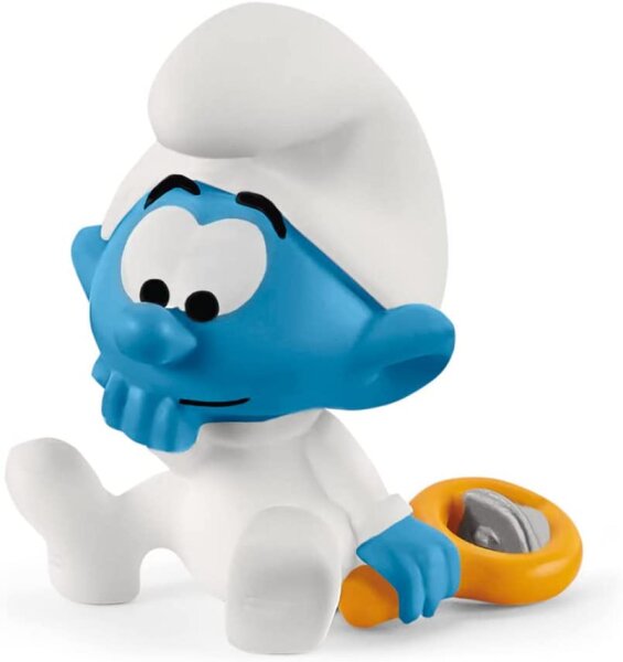 schleich 20830 Baby Schlumpf, für Kinder ab 3+ Jahren, The Smurfs - Pre School Smurfs Figurines