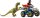 Schleich 41466 Dinosaurs Spielset - Flucht auf Quad vor Velociraptor, Spielzeug ab 5 Jahren