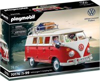 PLAYMOBIL Volkswagen 70176 T1 Camping Bus, Für...