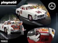 PLAYMOBIL 70922 Mercedes-Benz 300 SL, Modellauto für Erwachsene und Spielzeugauto für Kinder, 5-99 Jahre