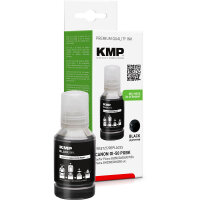 KMP schwarz Tintenflasche kompatibel mit Canon GI50PGBK (3386C001)