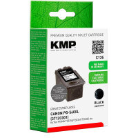 KMP C136 Druckerpatrone kompatibel mit Canon PG-560XL schwarz
