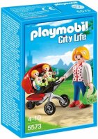 PLAYMOBIL City Life - 5573 Zwillingskinderwagen, ab 4...