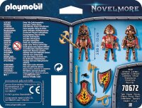 Playmobil 70672 Novelmore Set van 3 Burnham Raiders ,Multi kleuren