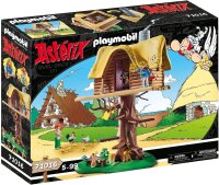 PLAYMOBIL Asterix 71016 Troubadix mit Baumhaus, Spielzeug...