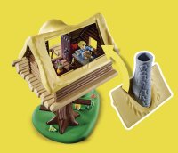 PLAYMOBIL Asterix 71016 Troubadix mit Baumhaus, Spielzeug für Kinder ab 5 Jahren, Mehrfarbig