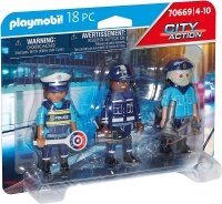 PLAYMOBIL City Action 70669 Figurenset Polizei, Für...