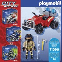PLAYMOBIL City Action 71090 Feuerwehr-Speed Quad mit...