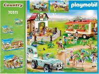 PLAYMOBIL Country 70511 PKW mit Ponyanhänger, Ab 4...