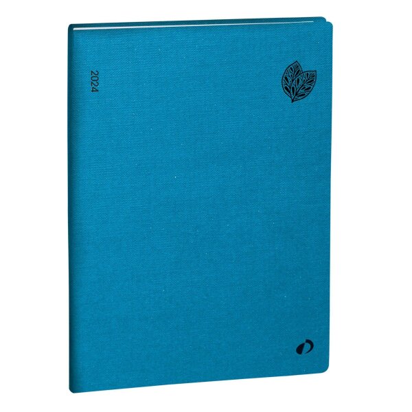 Quo Vadis PRESIDENT R ML diana turquoise 2024: PRE 16 Kalender im Schreibtischformat
