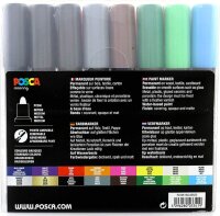uni-ball Pigmentmarker POSCA PC-5M, 16er Box, Sie erhalten 1 Packung, Packungsinhalt: 16 er Box