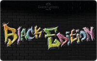 Faber-Castell 116437 - Buntstifte Blackwood, Black Edition, 36er Metalletui