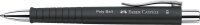 Faber-Castell 241153 - Kugelschreiber Poly Ball XB, schwarz (Schreibfarbe blau), 1 Stück, mit auswechselbarer 0.5 mm Mine, dokumentenecht