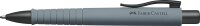 Faber-Castell 241188 - Kugelschreiber Poly Ball, urban stone grey, 1 Stück, mit auswechselbarer Mine, dokumentenecht