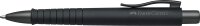 Faber-Castell 241190 - Kugelschreiber Poly Ball XB, schwarz ( Schreibfarbe blau), 1 Stück, mit auswechselbarer Mine, dokumentenecht