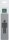 Exacompta - 67169E - 1 Türschild vertikal selbstklebend Herren - Wandschild bedruckt - auf allen Untergründen - Aluminiumoptik gebürstet - Maße: 4,4 x 16,5 cm