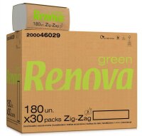 Renova green 1 Karton Zig-Zag Handtücher 2 lagig 30...