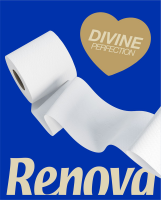 RENOVA Divine Perfection 4-lagig 6 Rollen 4D Toilettenpapier