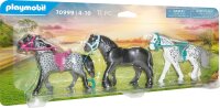 PLAYMOBIL® 70999 3 Pferde: Friese, Knabstrupper & Andalusier, ab 4 Jahren