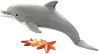 PLAYMOBIL WILTOPIA 71051 Delfin inklusive vielen Zubehör und Tier-Sammelkarte mit QR-Code, ab 4 Jahren, Bunt