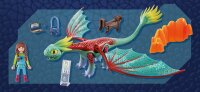 PLAYMOBIL DreamWorks Dragons 71083 Dragons: The Nine Realms - Feathers & Alex, Dragons-Figur und Spielzeug-Drache, Spielzeug für Kinder ab 4 Jahren