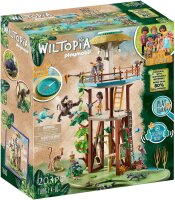 PLAYMOBIL Wiltopia 71008 Forschungsturm mit Kompass und Spielzeugtieren, Nachhaltiges Spielzeug für Kinder ab 4 Jahren