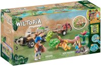 PLAYMOBIL Wiltopia 71011 Tierrettungs-Quad mit Spielzeugtier, Nachhaltiges Spielzeug für Kinder ab 4 Jahren