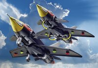 PLAYMOBIL Air Stuntshow 70832 Düsenjet Eagle, Spielzeug-Flugzeugmit drehbarer Turbine, Spielzeug für Kinder ab 5 Jahren