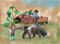 PLAYMOBIL Wiltopia 71012 Ameisenbärpflege mit Spielzeugtieren, Nachhaltiges Spielzeug für Kinder ab 4 Jahren
