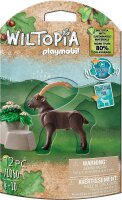 PLAYMOBIL WILTOPIA 71050 Steinbock inklusive vielen Zubehör und Tier-Sammelkarte mit QR-Code, ab 4 Jahren, Bunt