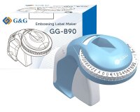 G&G Prägegerät Embossing Label Maker GG-B90 - keine Batterien nötig, bis zu 49 Zeichen