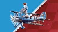 PLAYMOBIL Air Stuntshow 70831 Doppeldecker Phönix, Spielzeug-Flugzeug mit Motorgeräuschen, Spielzeug für Kinder ab 5 Jahren