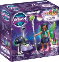 PLAYMOBIL Adventures of Ayuma 71033 Moon Fairy mit Seelentier, Inkl. Spielzeug-Fee mit beweglichen Feen-Flügeln, Fee-Spielzeug für Kinder ab 7 Jahren