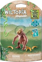 PLAYMOBIL WILTOPIA 71057 Orang-Utan aus nachhaltigem Material inklusive vielen Zubehör und Tier-Sammelkarte mit QR-Code und spannenden Audio-Content, ab 4 Jahren, Multi