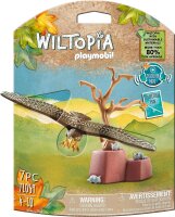 PLAYMOBIL 71059 Wiltopia Adler, Tierspielzeug, für Kinder 4-10, nachhaltige Spielzeugtiere, Adlerspielzeug, Sammlerspielzeug für Kinder, aus 80% recyceltem Material, mehrfarbig, Einheitsgröße