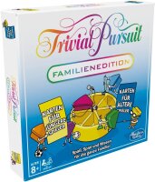 Hasbro Gaming Trivial Pursuit Familien Edition, Quizspiel mit Fragen für Klein und Groß, Bunt