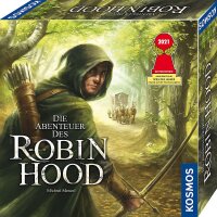 Kosmos 680565 Die Abenteuer des Robin Hood, Nominiert zum Spiel des Jahres 2021, Kooperatives Abenteuer-Spiel für die ganze Familie, spannend mit offener Spielwelt und Sich veränderndem Spielplan
