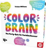 GAMEFACTORY 646234 Color Brain,12 - 99 Jahre - Das Party-Quiz für Farb(Be)Kenner!
