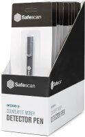 Safescan 111-0442 Falschgeld Stift Prüfstift, Box mit 20 Stück, grau