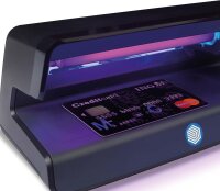 Safescan 50 Black - UV-Detektor für gefälschte Banknoten, Überprüfung von Kreditkarten und Ausweisdokumenten