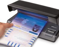 Safescan 50 Black - UV-Detektor für gefälschte Banknoten, Überprüfung von Kreditkarten und Ausweisdokumenten